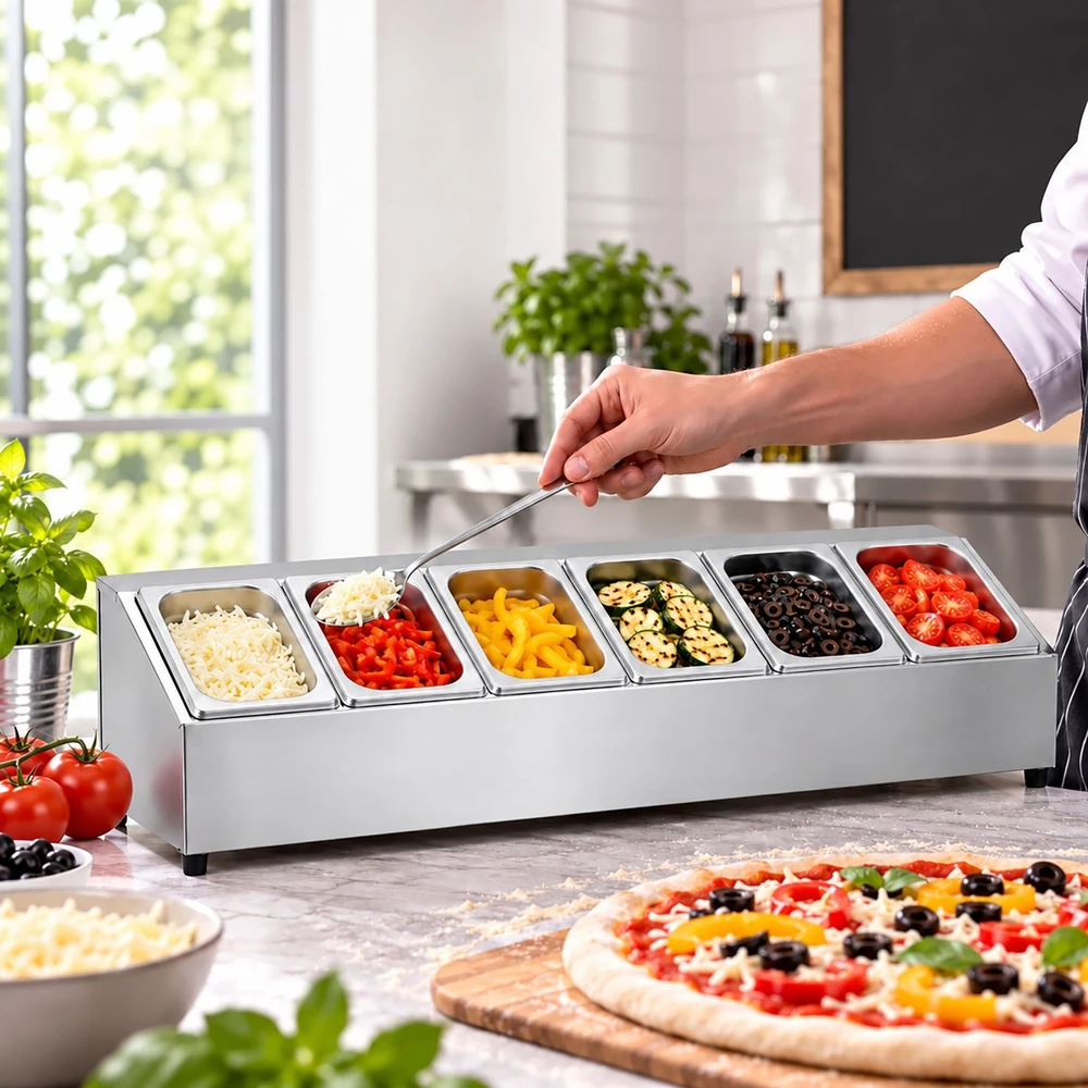 Relaxdays Nerūdijančio plieno ingredientų indai