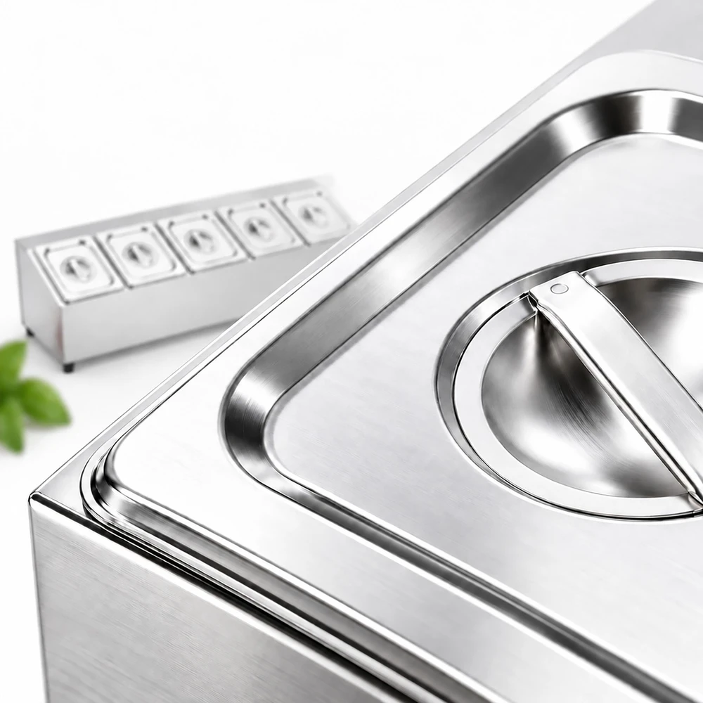 Relaxdays Nerūdijančio plieno ingredientų indai