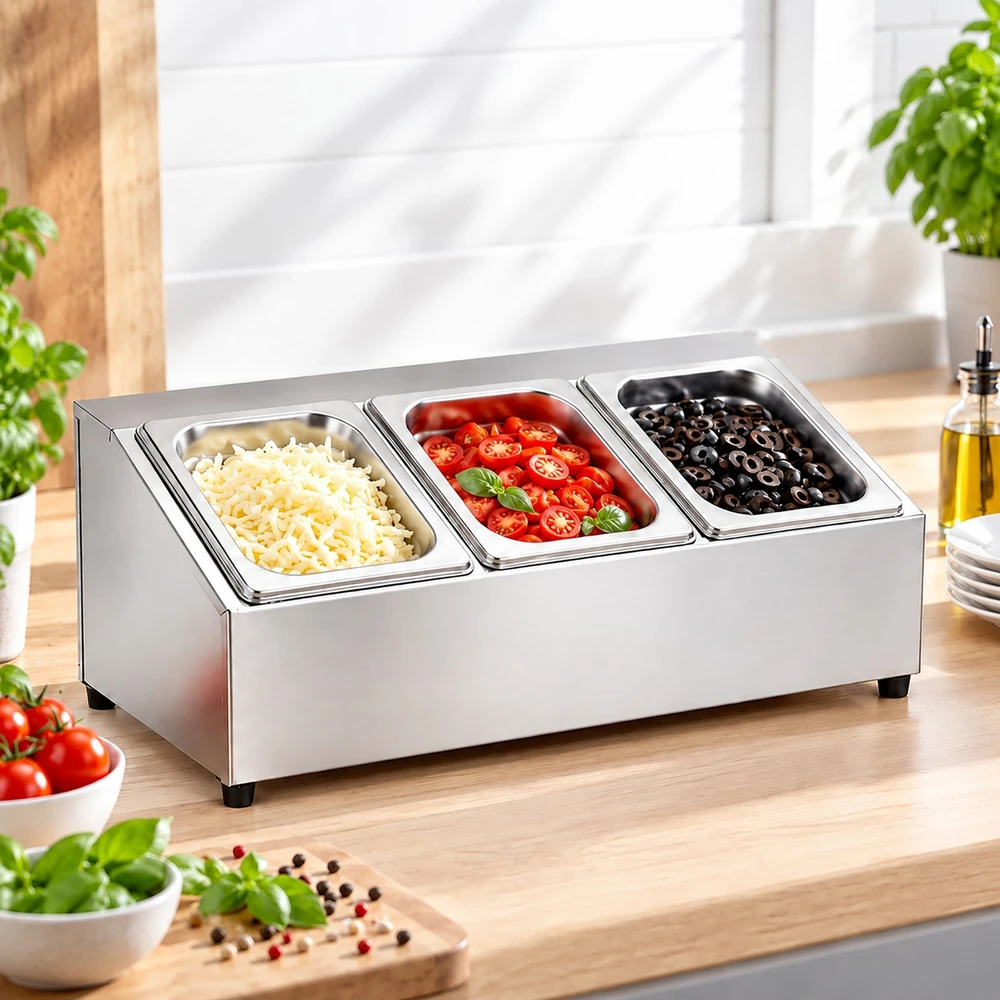 Relaxdays Nerūdijančio plieno ingredientų indeliai