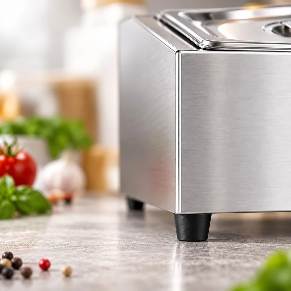 Relaxdays Nerūdijančio plieno ingredientų indai