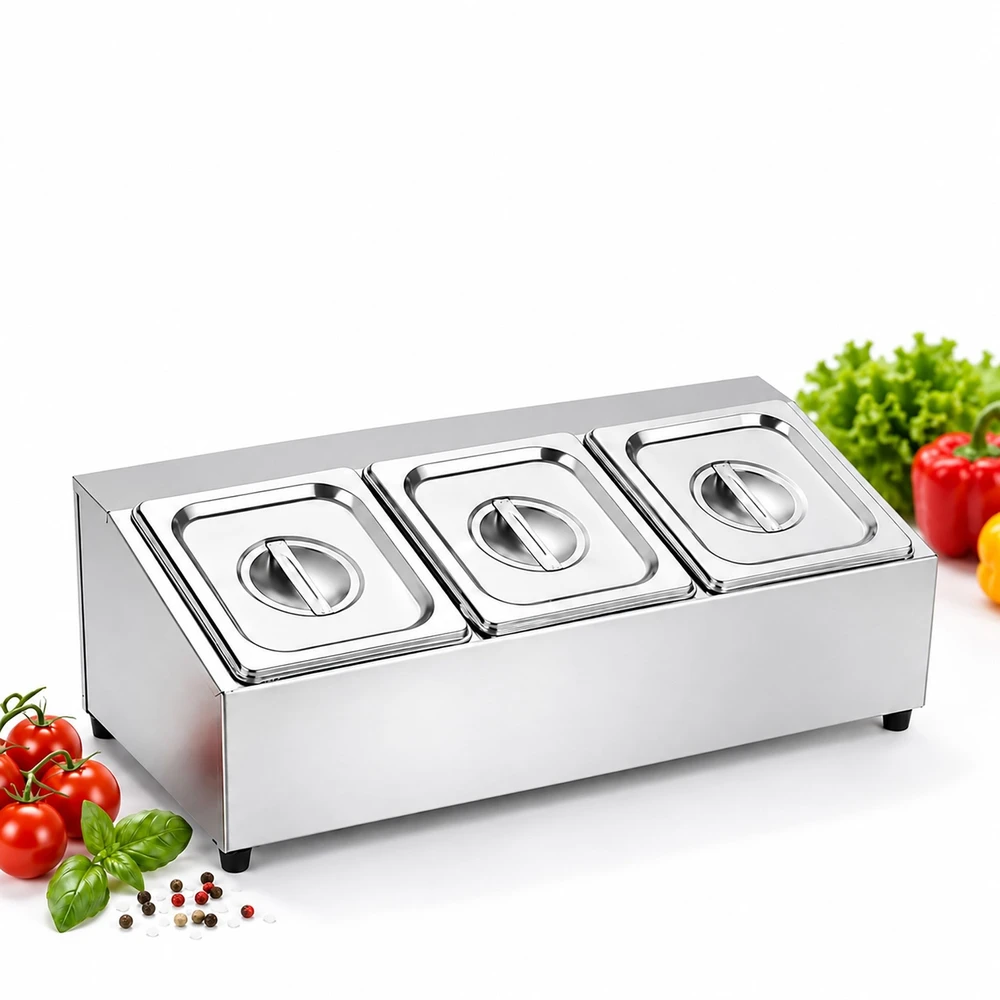 Relaxdays Nerūdijančio plieno ingredientų indeliai