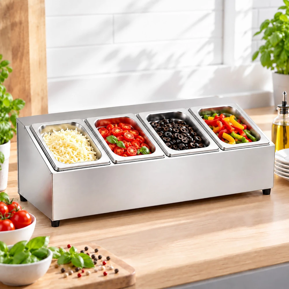 Relaxdays Nerūdijančio plieno ingredientų talpyklos