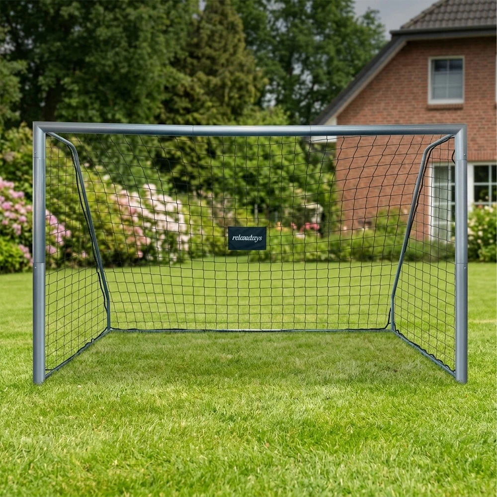 Relaxdays Plieniniai futbolo vartai