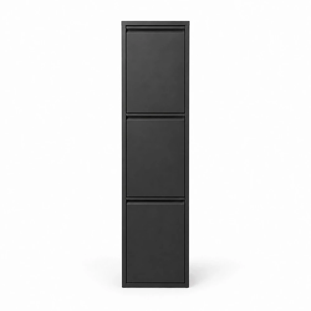 Relaxdays Šiukšliadėžė 3 skyrių 3x18 l