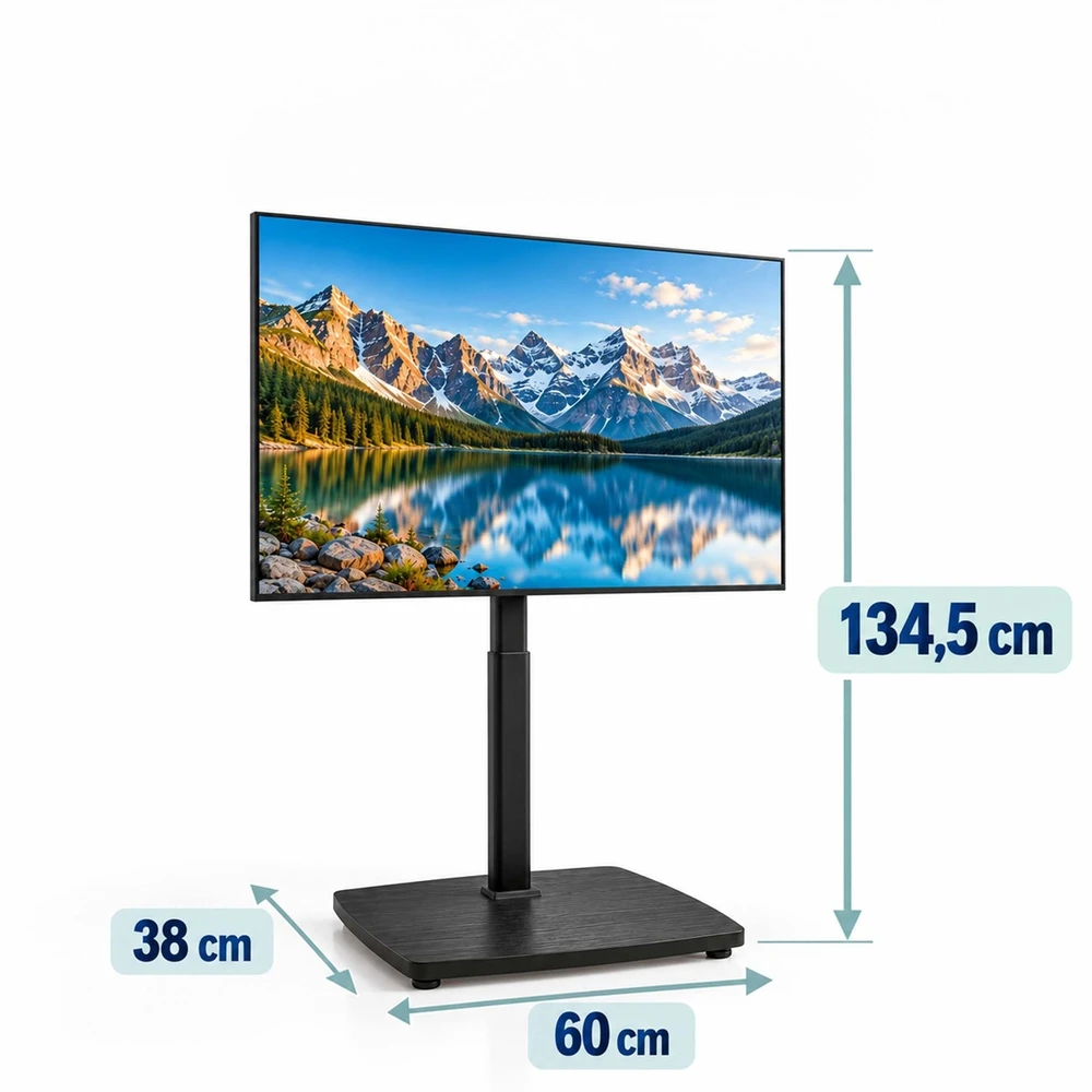 Relaxdays Televizoriaus grindinis stovas 43–75 colių