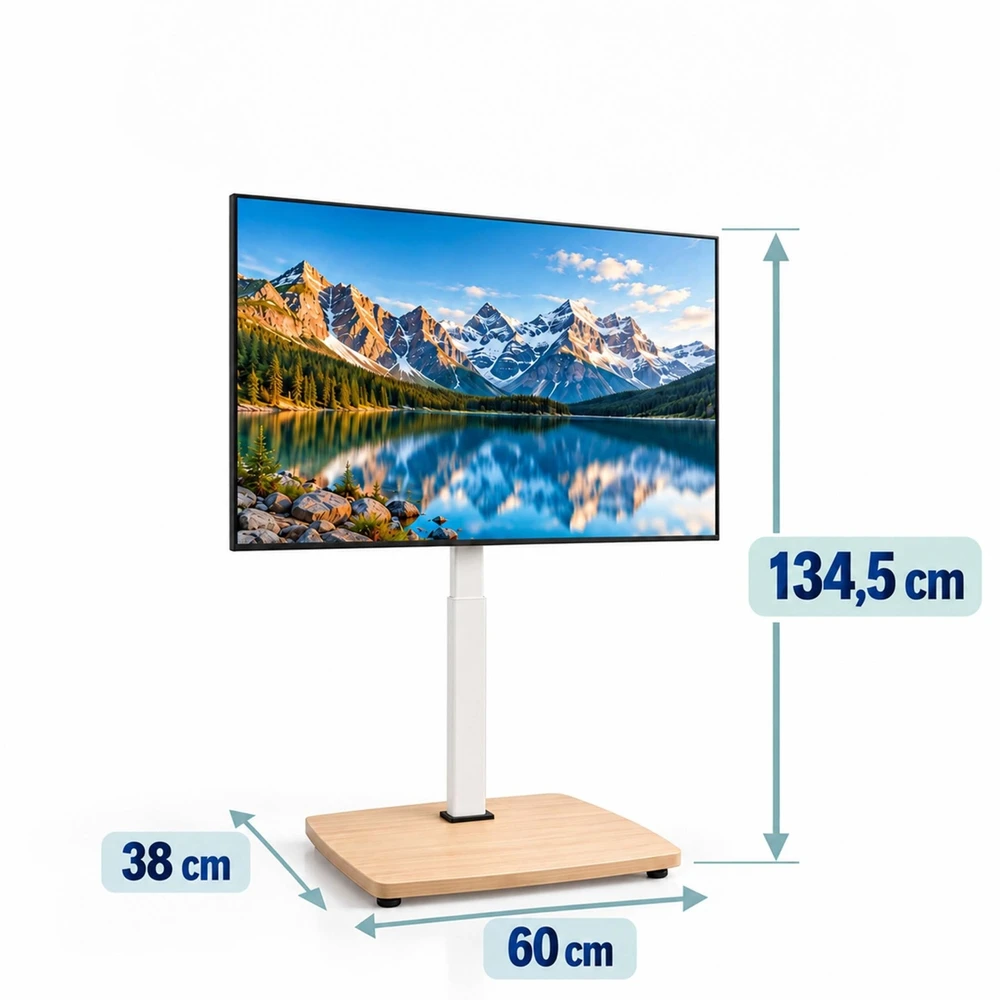 TV staliukas Relaxdays TV grindų stovas 43–75 colių