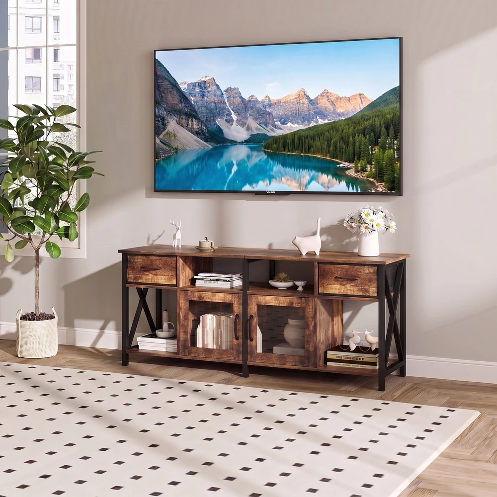 Relaxdays TV staliukas su laikymo vieta