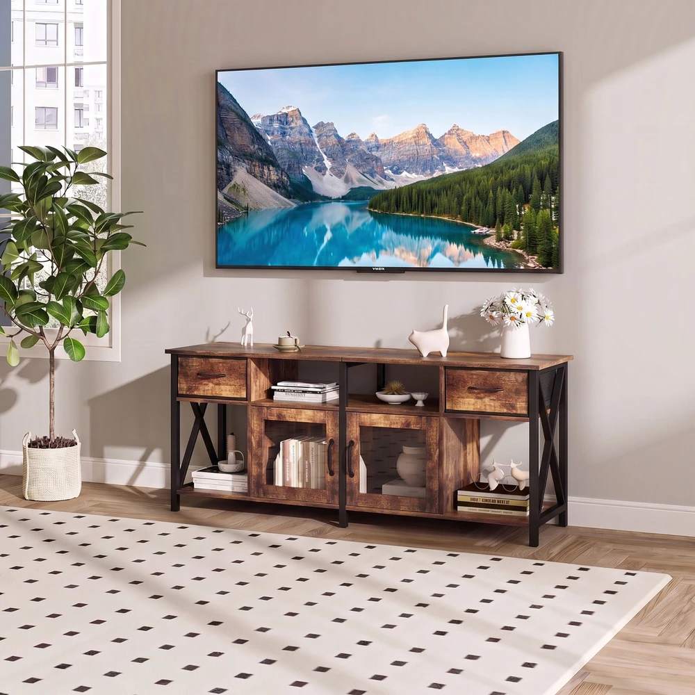 Relaxdays TV staliukas su laikymo vieta