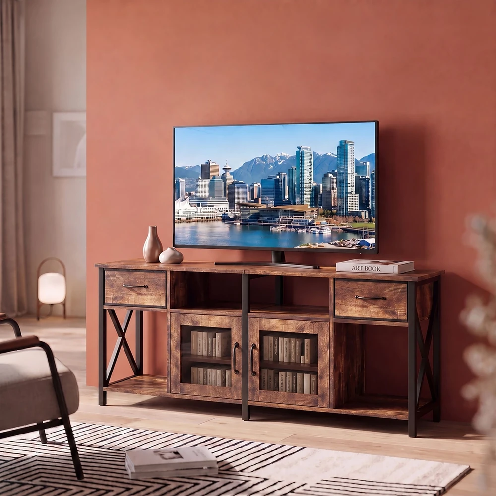 Relaxdays TV staliukas su laikymo vieta