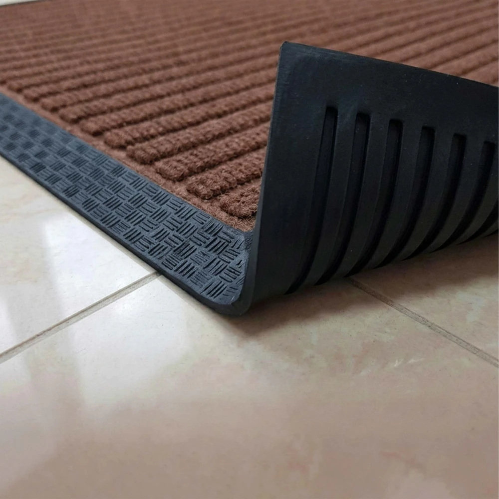 Relaxdays Rievėtas polipropileninis durų kilimėlis