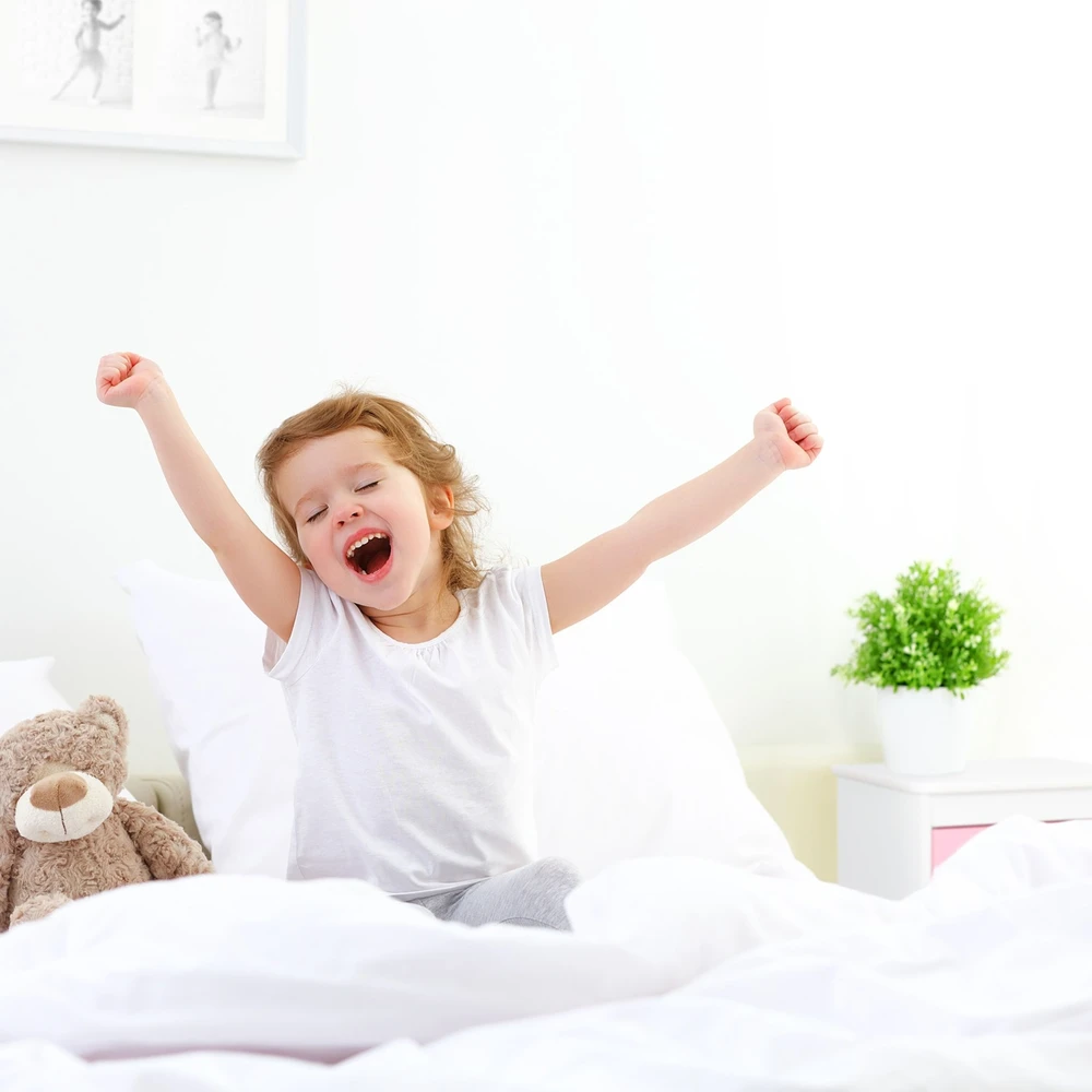 Relaxdays Rožinis naktinis staliukas vaikams