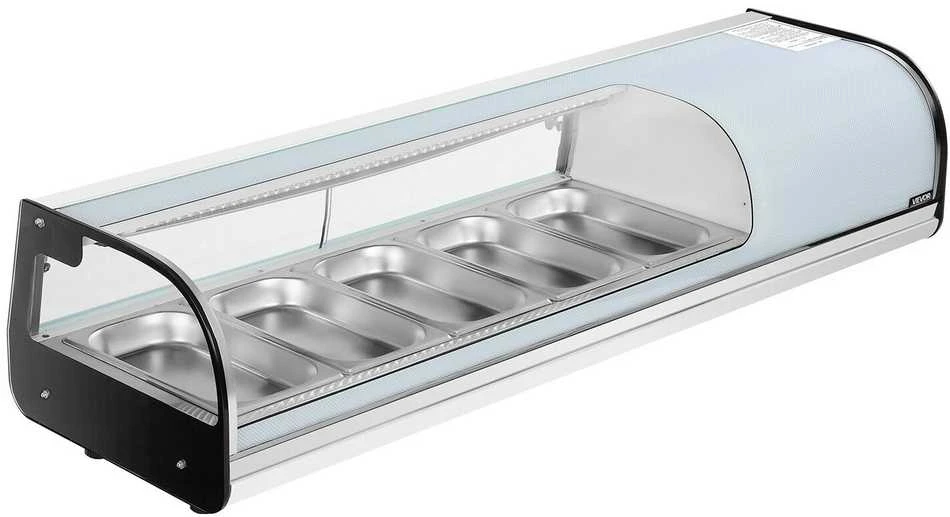 VEVOR šaldytuvas vitrina sušiui, 52 l, komercinė