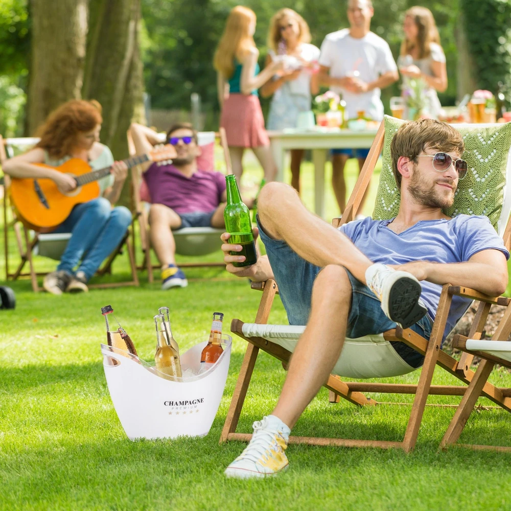 Relaxdays Šampano ledo kibiras 6 l