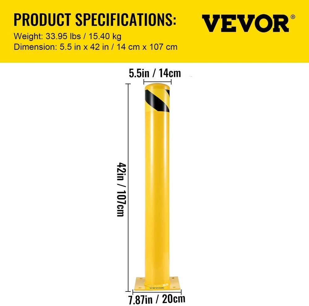 VEVOR Saugi apsauginė tvorelė, 107 cm aukščio