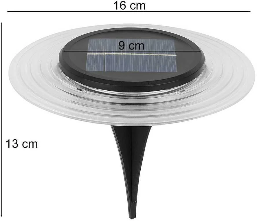 Saska Garden Saulės diskinė LED lempa, 28 LED