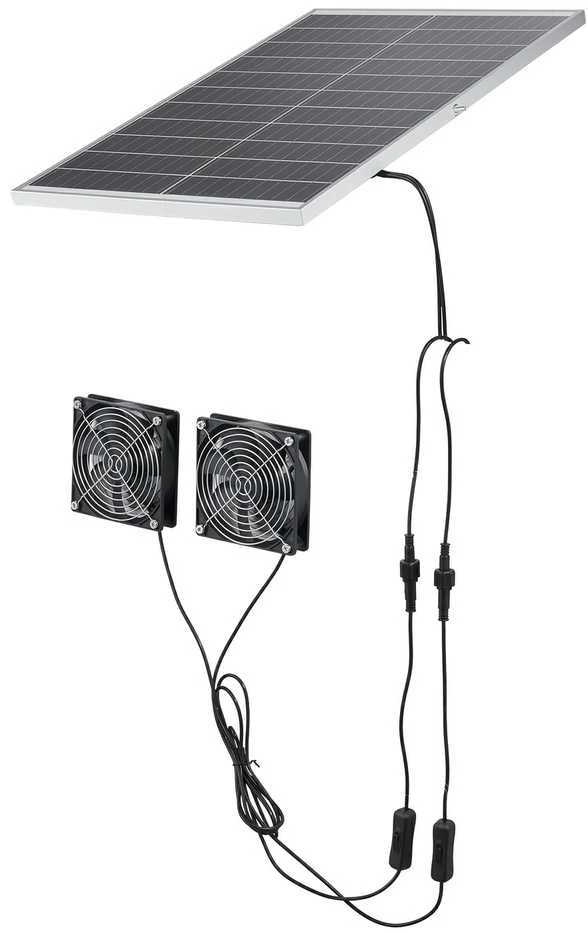 VEVOR Saulės energija varomas ventiliatorius, 30 W