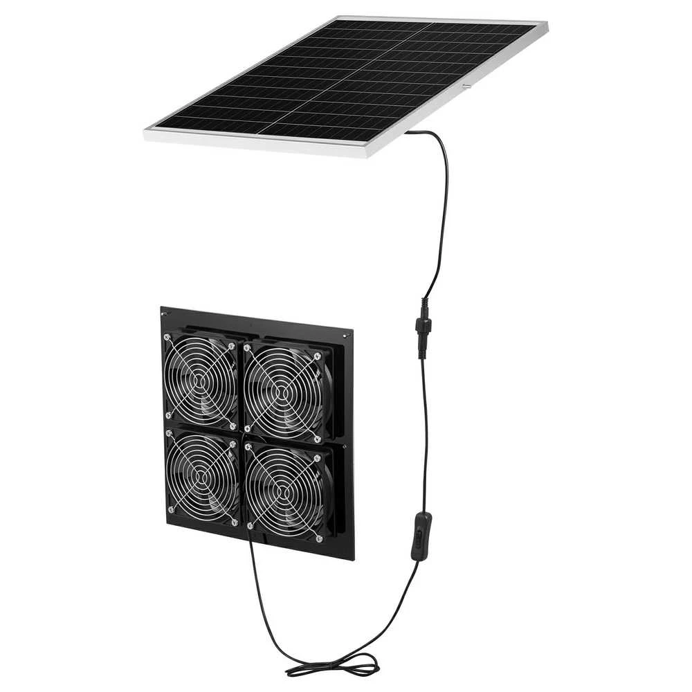 VEVOR Saulės energija varomas ventiliatorius su saulės baterija