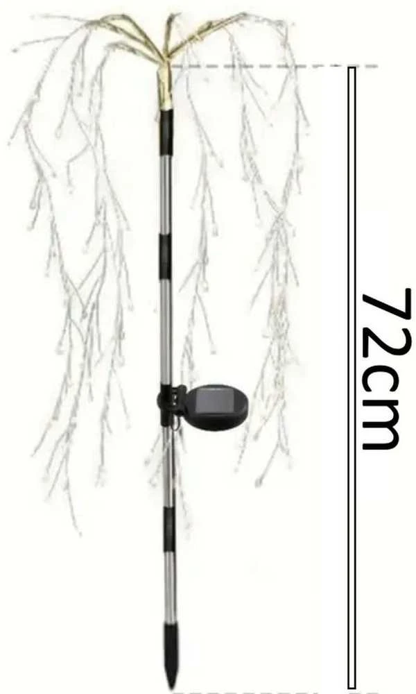 Saska Garden Saulės lempa fejerverkų medelis, 72cm