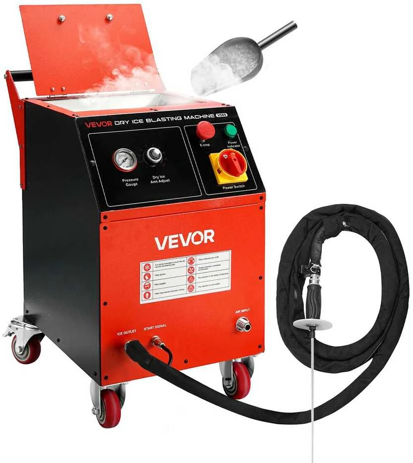 VEVOR Sauso ledo valymo įrenginys, 5kg talpa