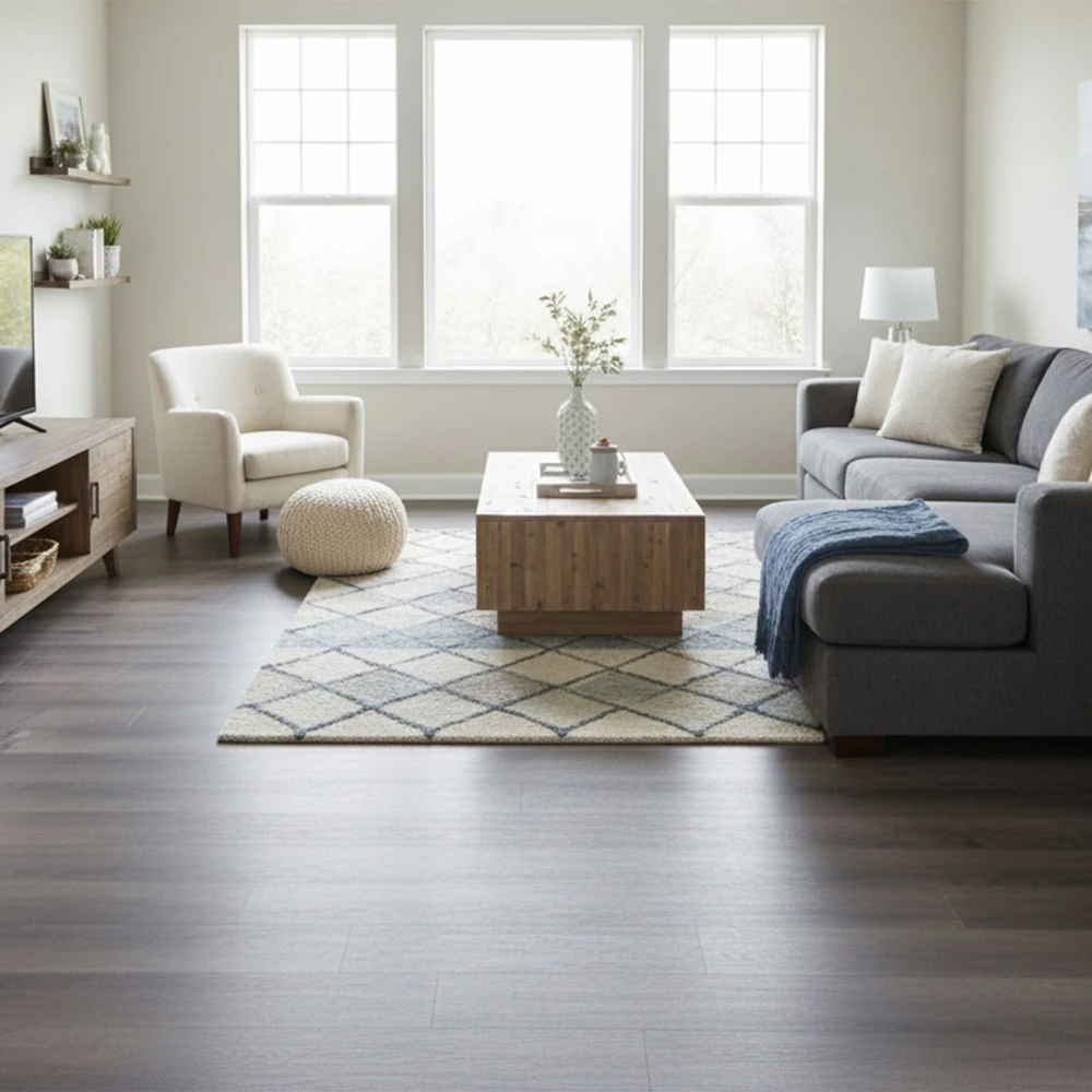 Relaxdays Savaime lipni PVC grindų danga su medžio efektu