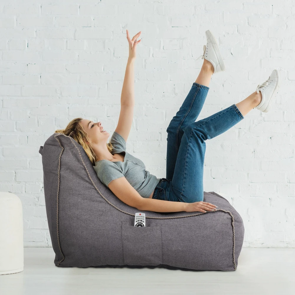 Relaxdays Sėdmaišis su atlošu