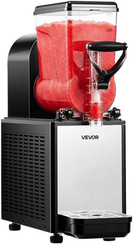 VEVOR Šerbetų aparatas, 6 l, su savaiminiu valymu