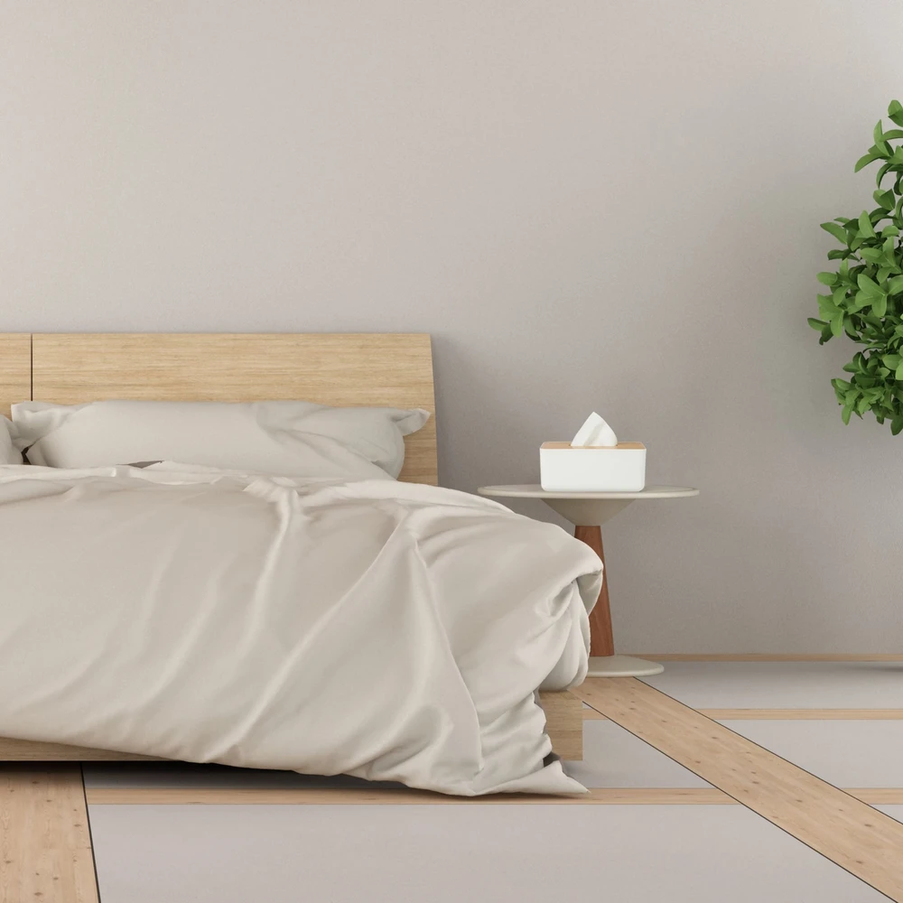 Relaxdays Servetėlių dėžutė su mediniu dangteliu