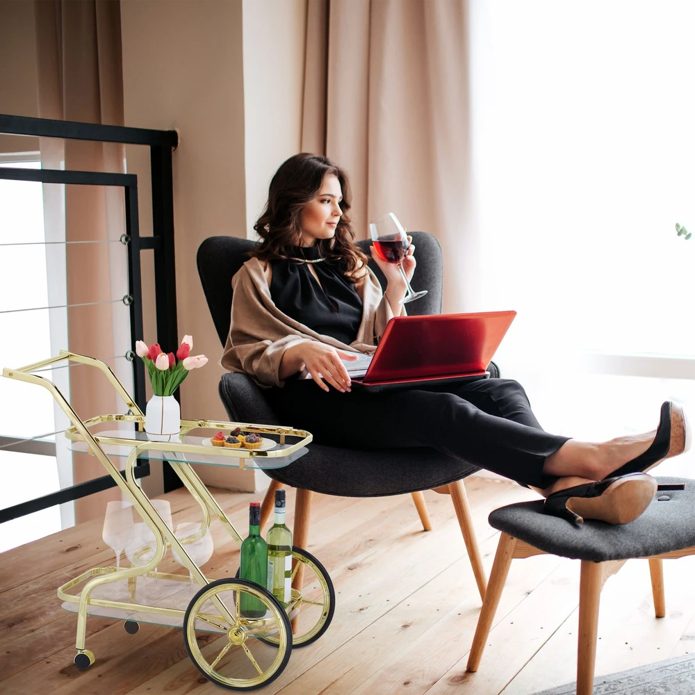Relaxdays Serviravimo vežimėlis