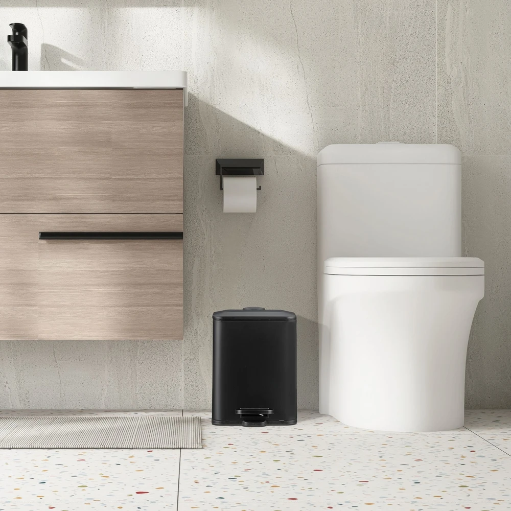 Relaxdays Siaura kosmetinė šiukšliadėžė 5 l