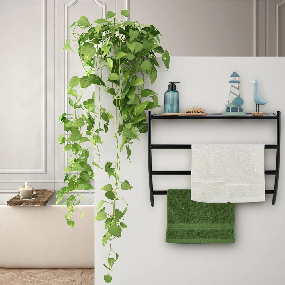 Relaxdays Sieninė rankšluosčių lentyna