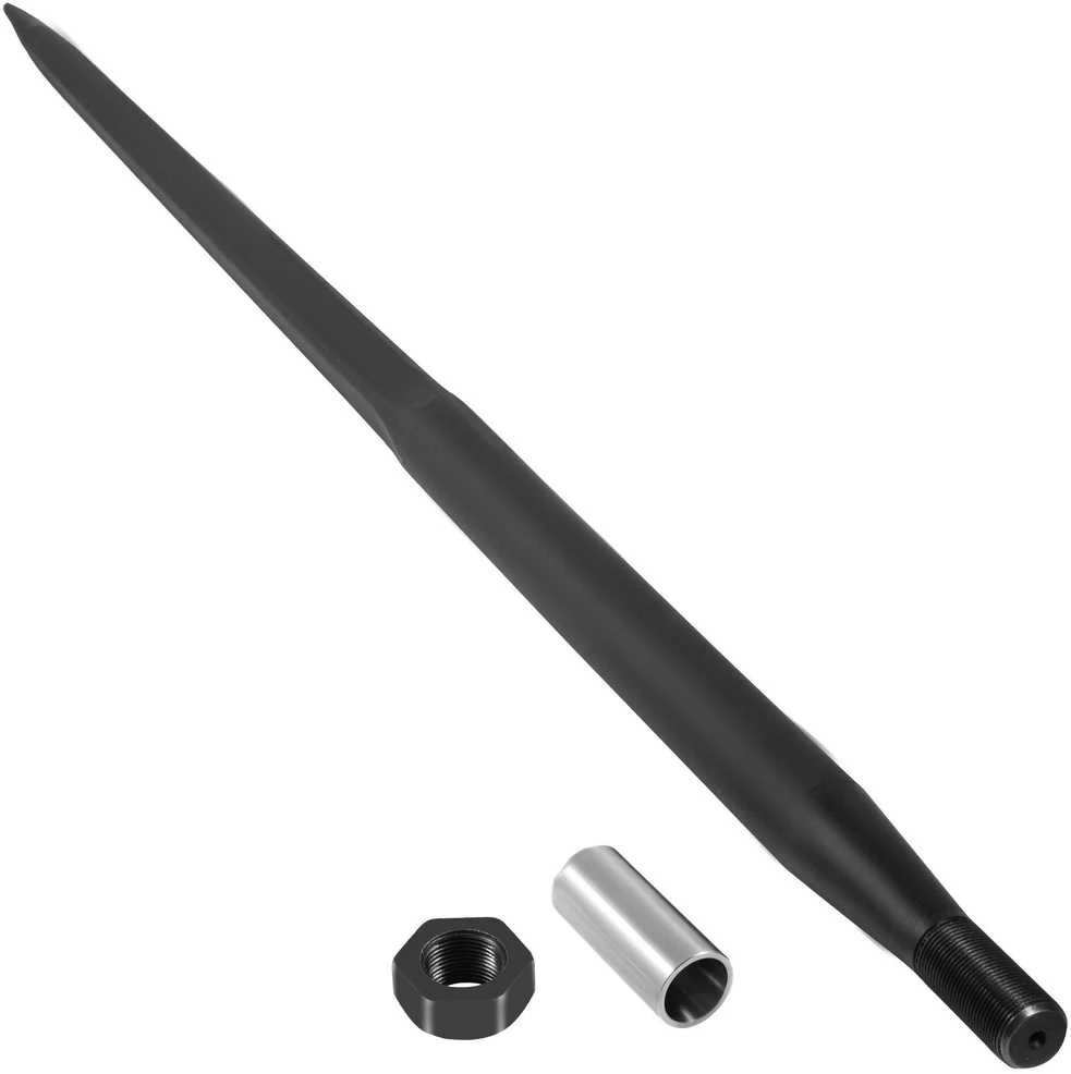 VEVOR Šieno smiginiai, 2 vnt, juodi, 134 cm, 1814 kg