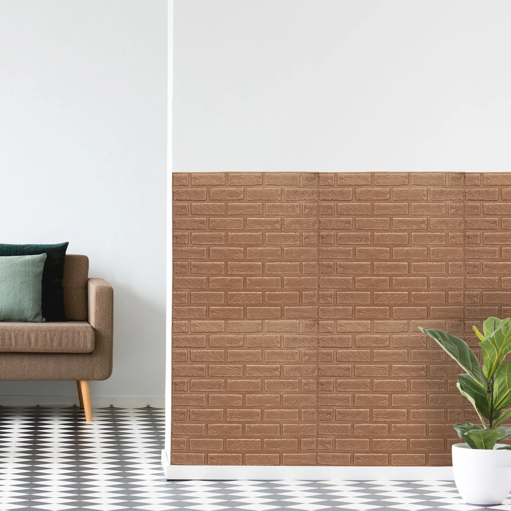 Relaxdays Sienų plokštės akmens imitacijos komplektas iš 10 vnt.
