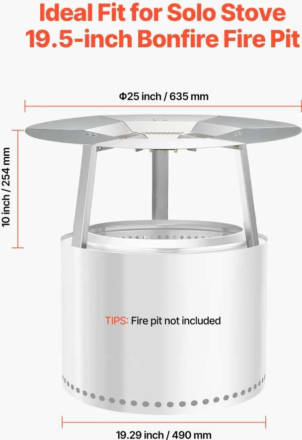 VEVOR Šilumos skydas Solo Stove Yukon 635 mm