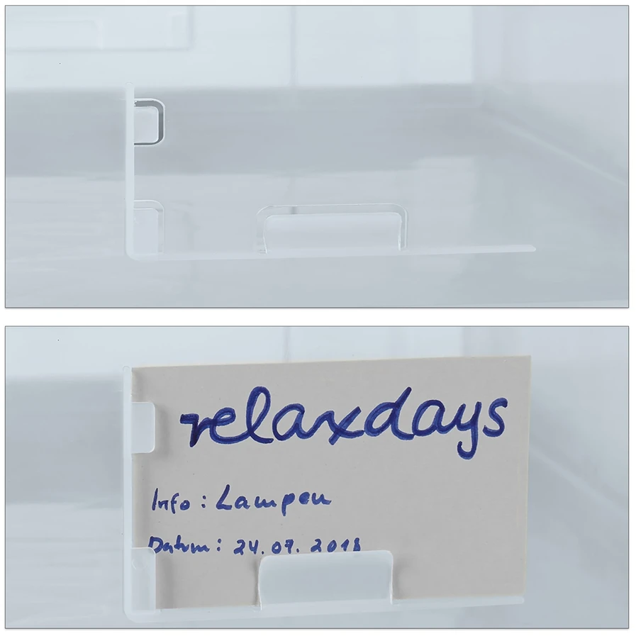 Relaxdays Skaidri sulankstoma dėžė su dangčiu