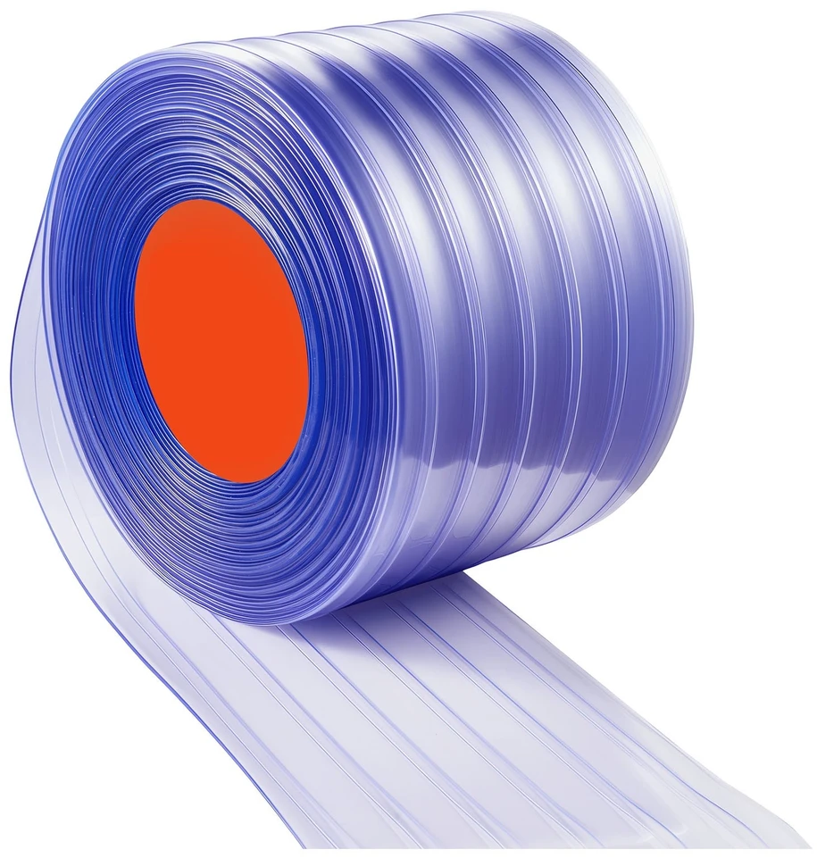 VEVOR Skaidrios PVC juostų užuolaidos 30.8 m x 30.5 cm
