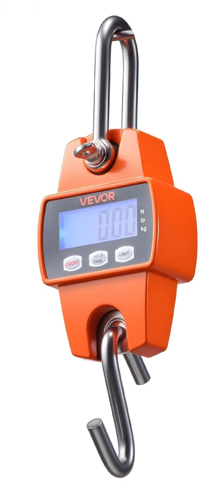 VEVOR Skaitmeninės svarstyklės krano, iki 300 kg