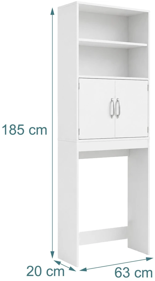 Skalbimo mašinos spintelė, 2 durys