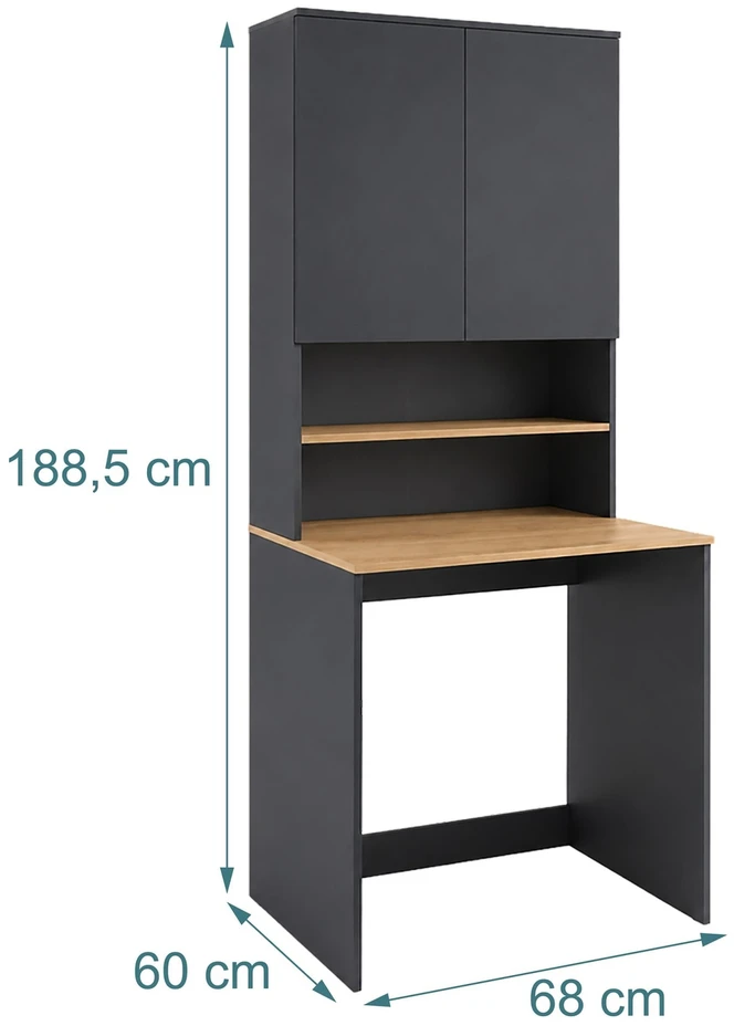 Skalbimo mašinos spintelė, 2 durys