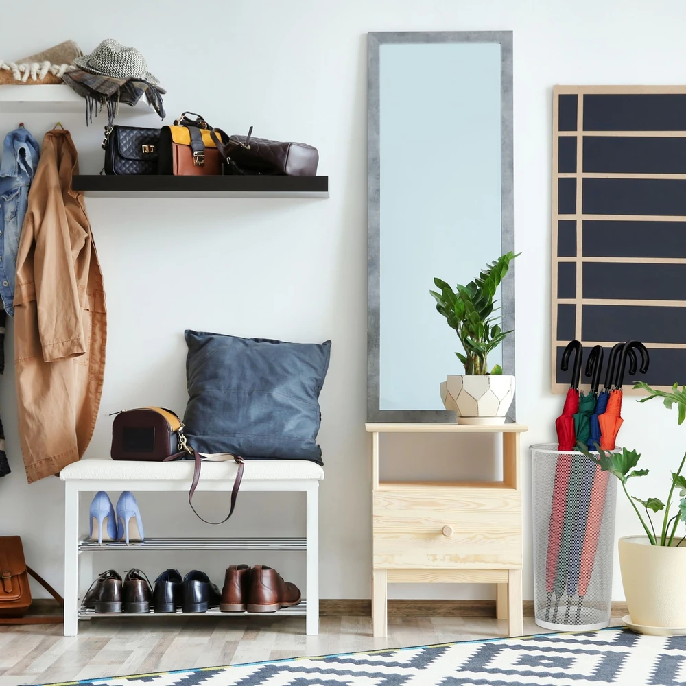 Relaxdays Skėtinių stovas su tinkliniu dizainu