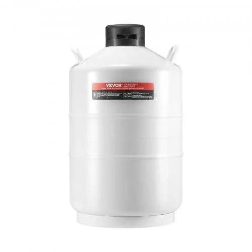 Vevor Skysto azoto talpa 20 l aliuminio lydinio LN2 indas 6 talpyklos