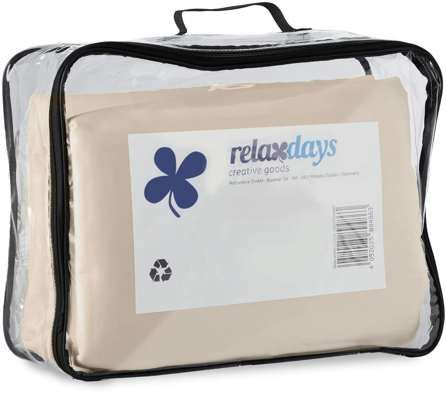 Relaxdays Smėlio spalvos stačiakampė šešėliavimo burė