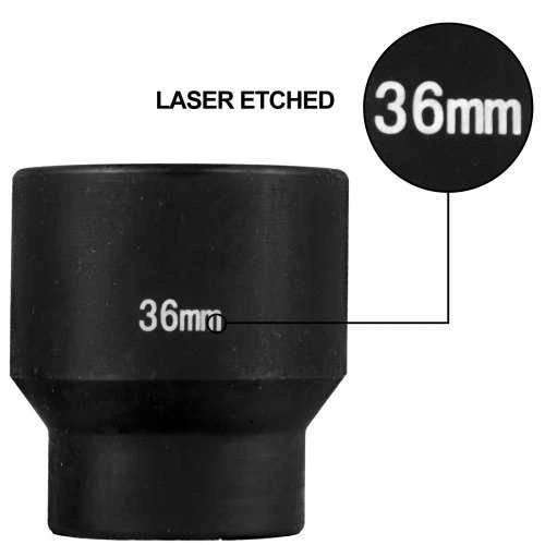 VEVOR smūginis galvučių rinkinys, 26 vnt., 10-36 mm