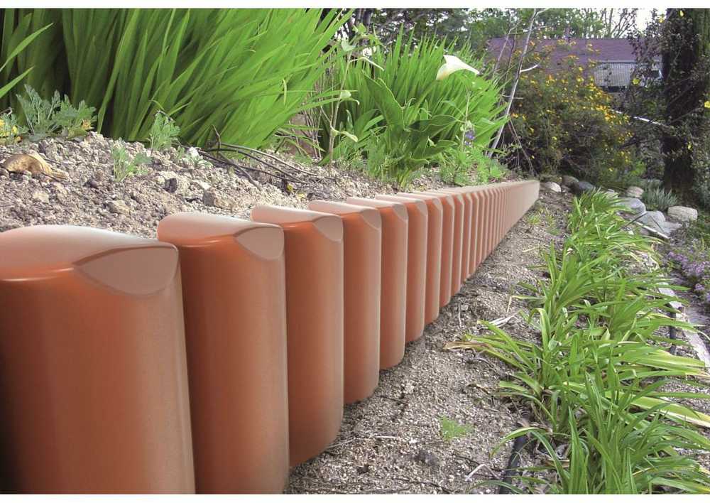Prosperplast Palisade Garden Border 2500 x 228/130mm raudona (IPBO-R222)