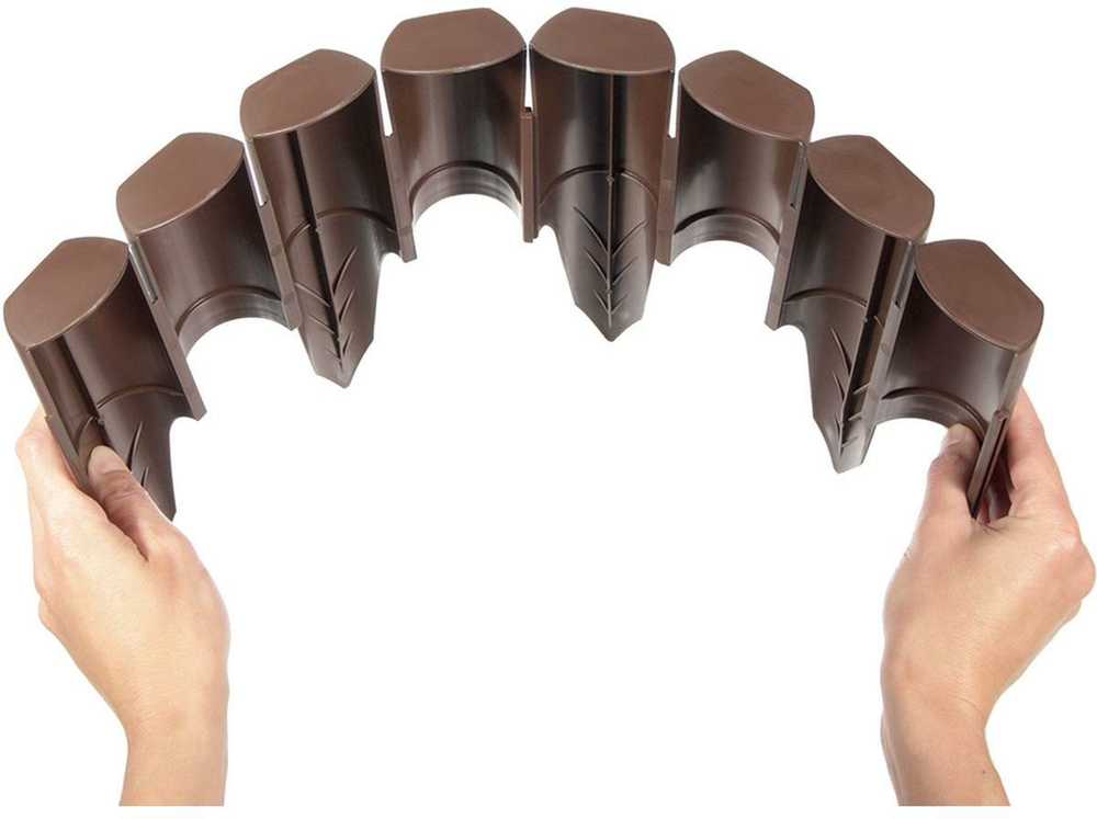 Prosperplast Palisade Garden Border 2500 x 228/130mm raudona (IPBO-R222)