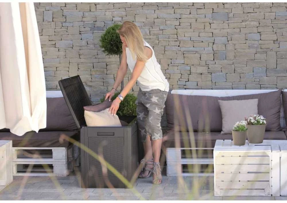 Prosperplast Sodo įrankių dėžė RATTAN BROWN