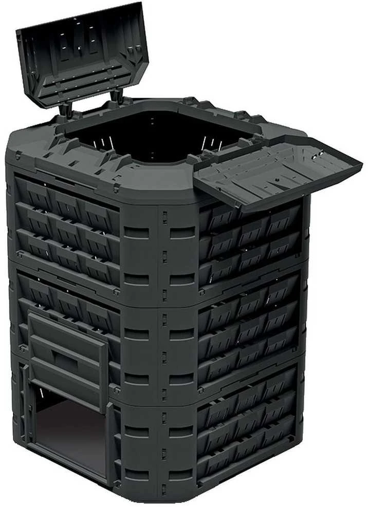 Prosperplast Sodo kompostavimo dėžė Compogreen Vario 950L