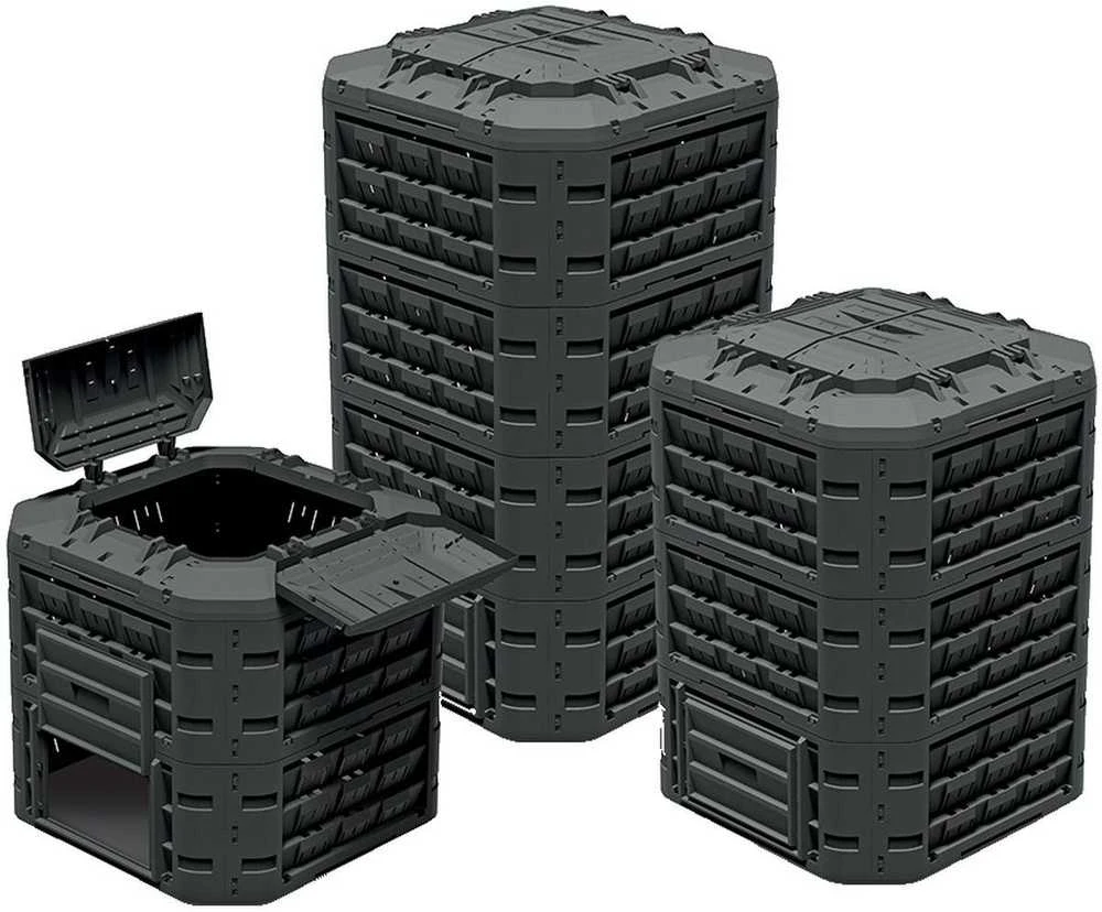 Prosperplast Sodo kompostavimo dėžė Compogreen Vario 950L