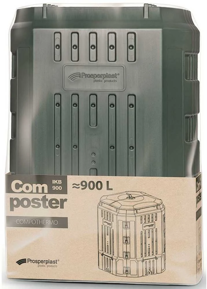 Prosperplast IKB900-G851 komposto dėžė 900L, miško žalios spalvos
