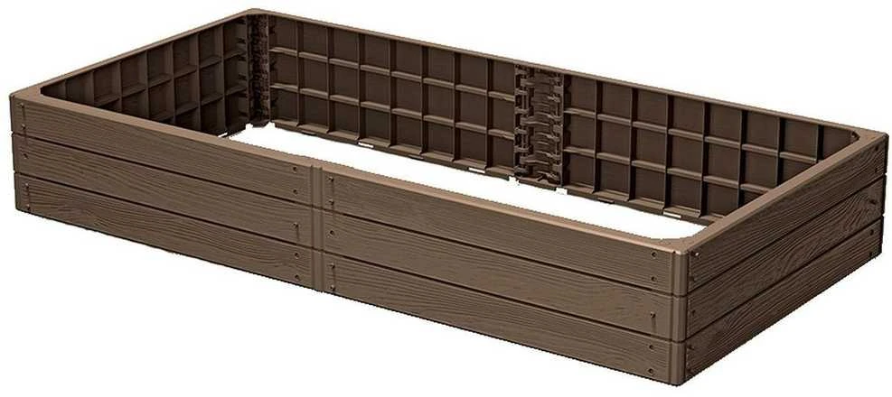 Prosperplast Pakelta plastikinė lysvė, 149,2x75,6x25 cm