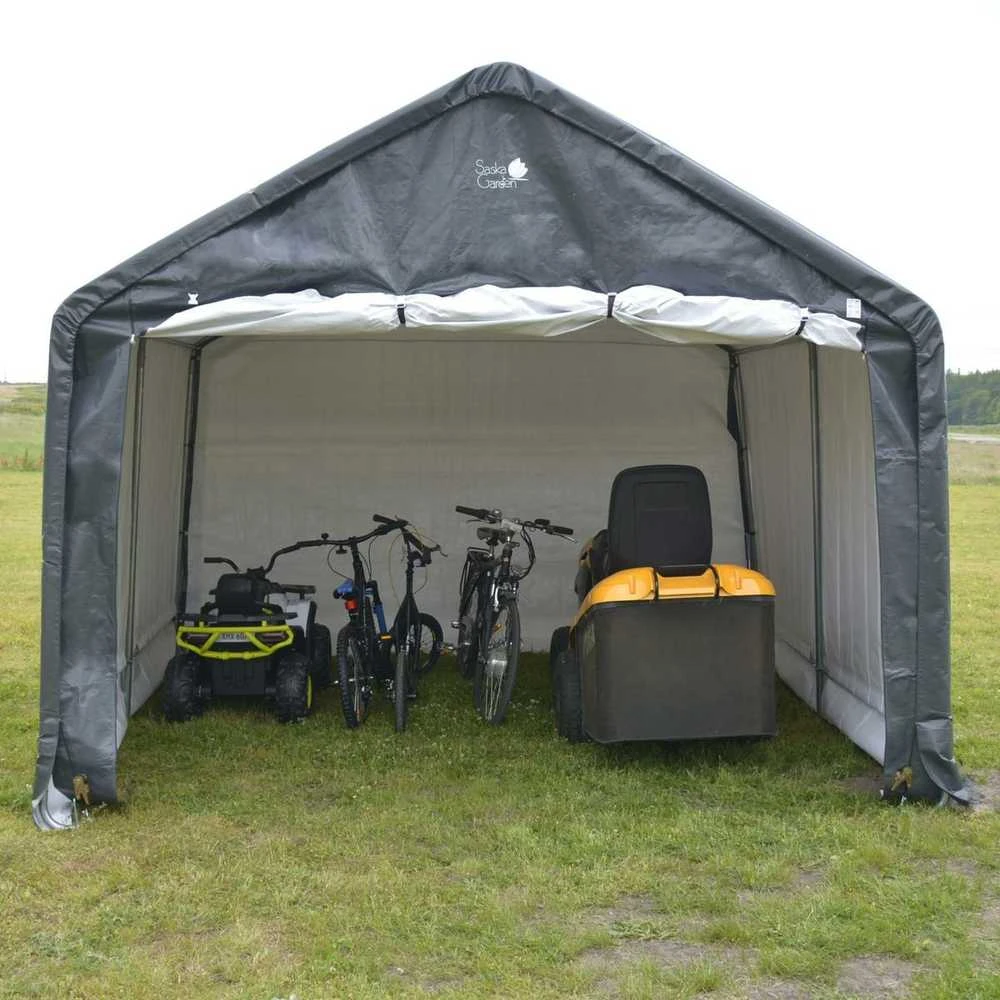 Saska Garden 3,5x3,5m paviljonas-garažas su technika